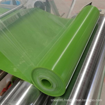 Green Color Silicone Rubber Sheet Glossy Silicone Sheet